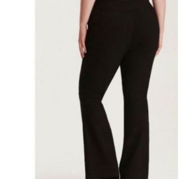 slim bootcut trousers